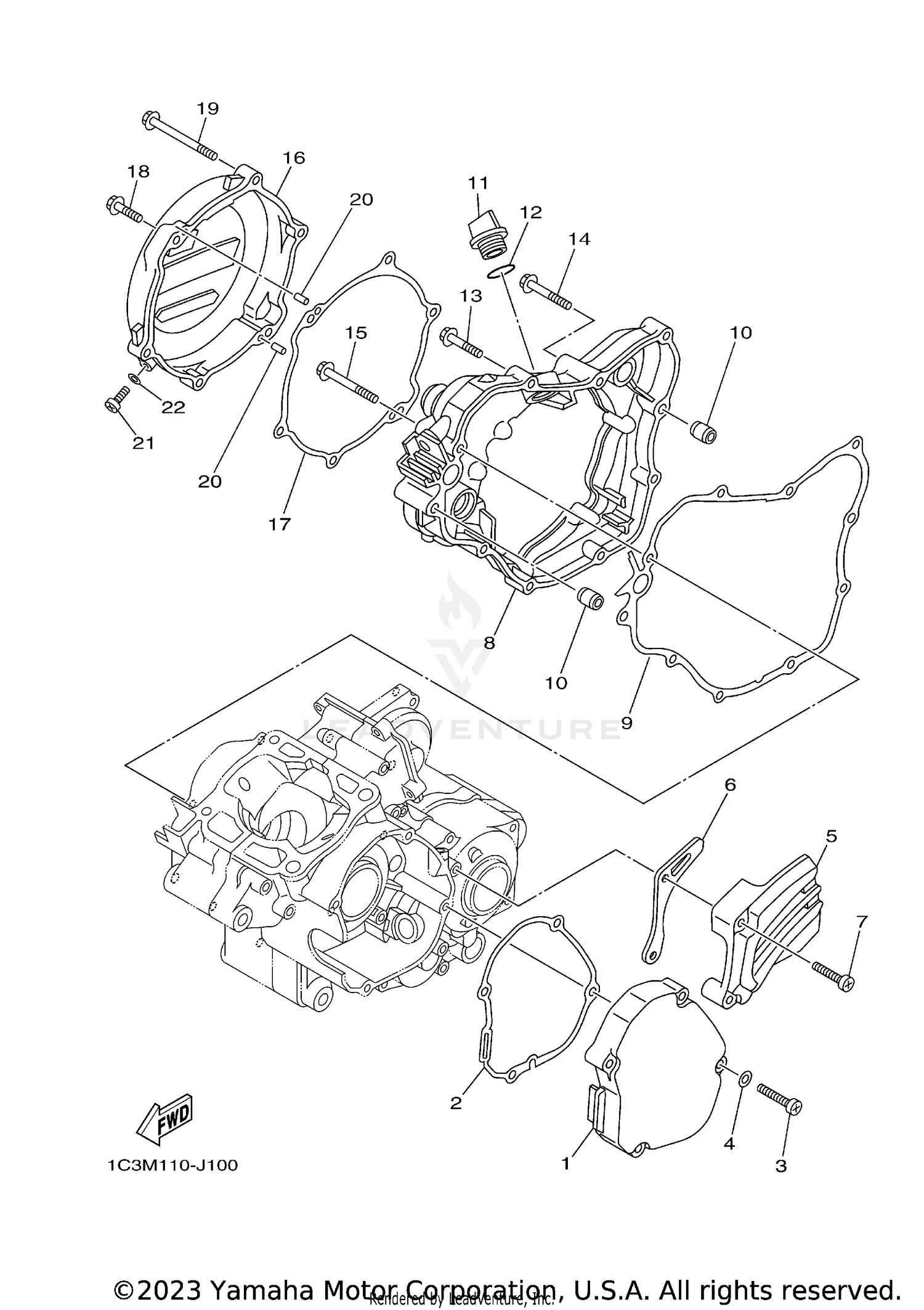 CRANKCASE COVER 1
