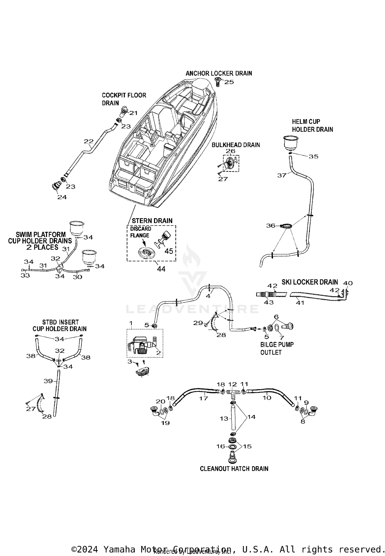 DECK DRAIN FITTINGS