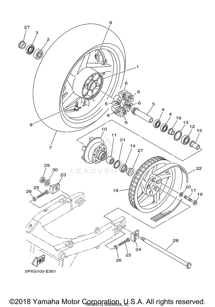 Rear Wheel Schematic