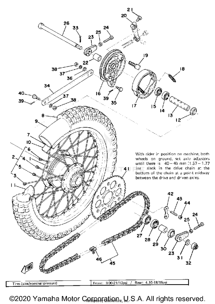 Rear Wheel Schematic