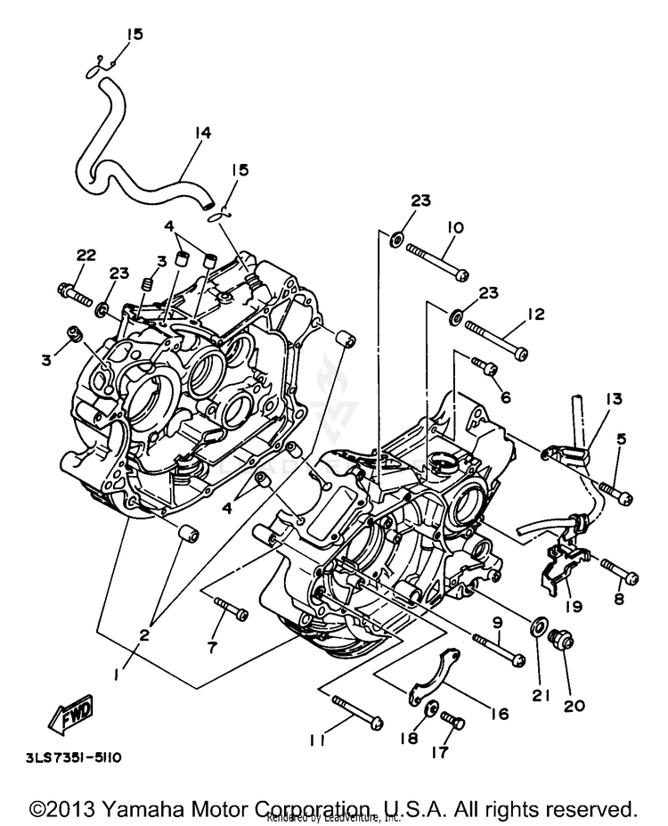 Crankcase Schematic