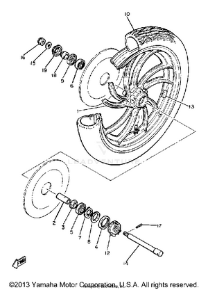 Front Wheel Schematic