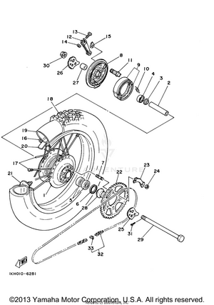 Rear Wheel Schematic