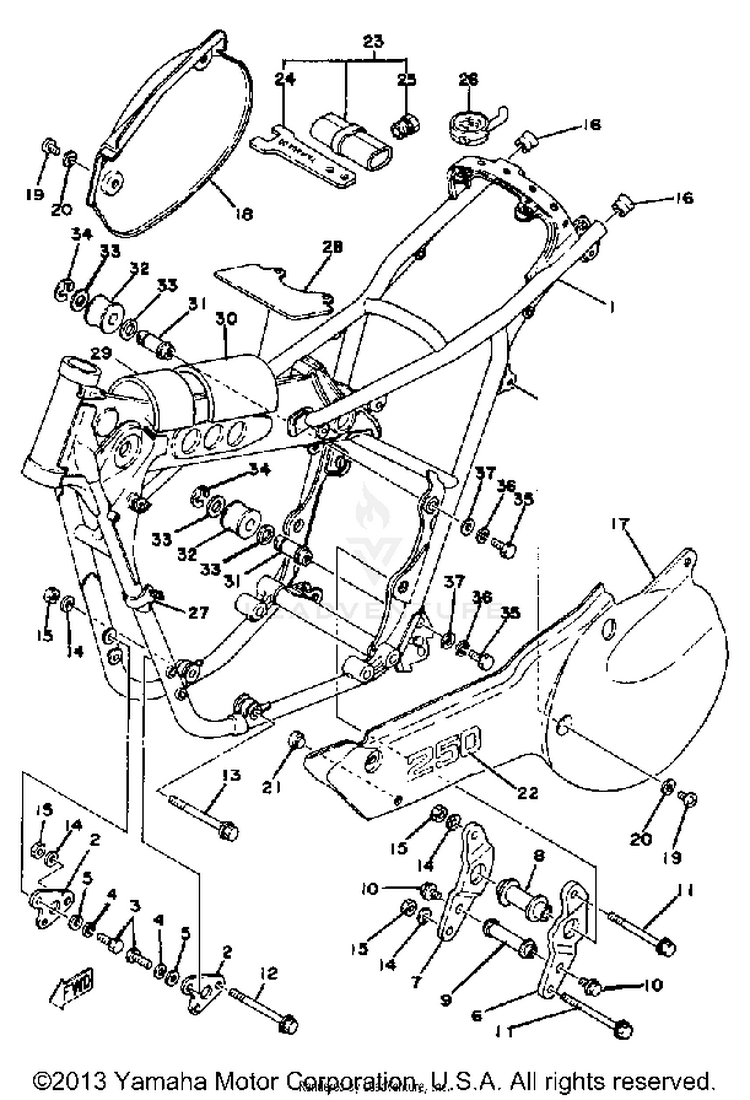 Frame - Side Cover Schematic