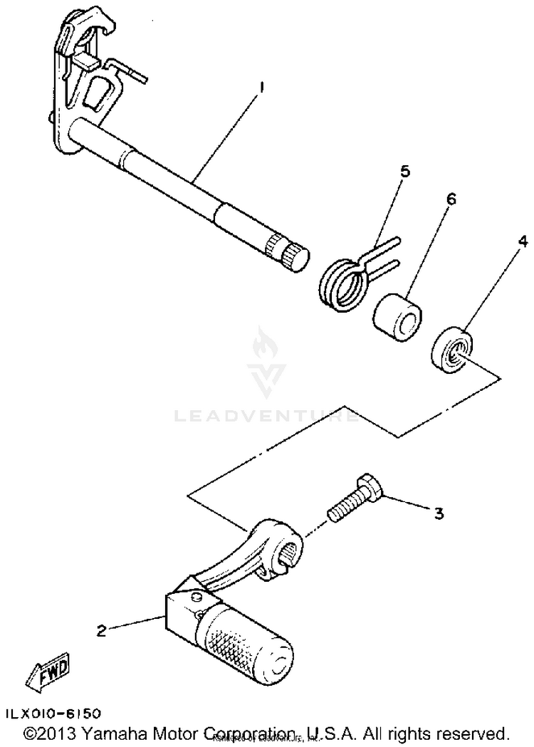 Shift Shaft Schematic