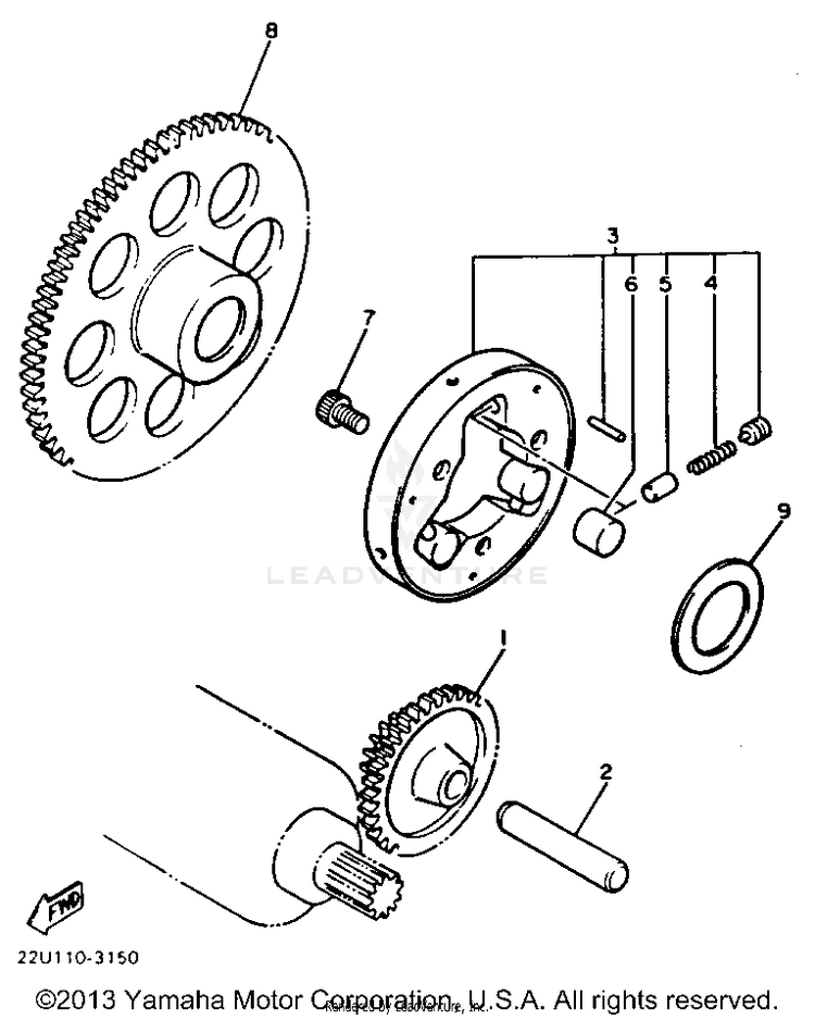 Starter Clutch Schematic