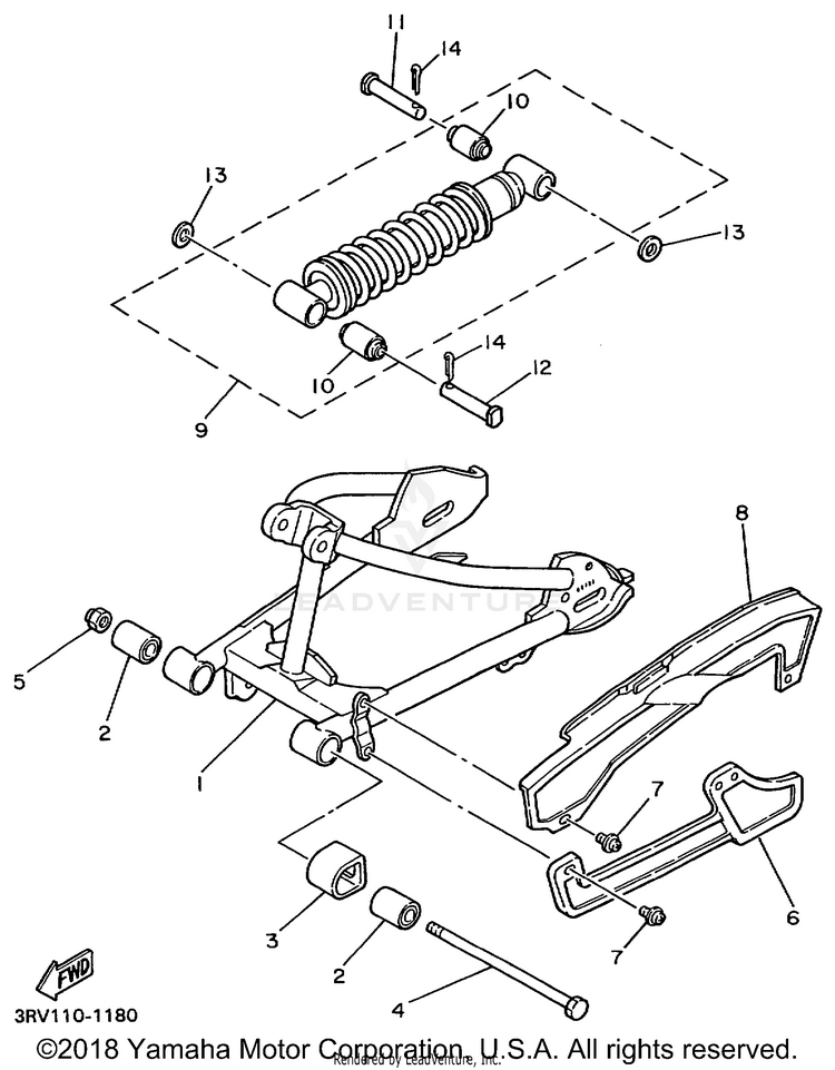 Rear Arm - Suspension Schematic