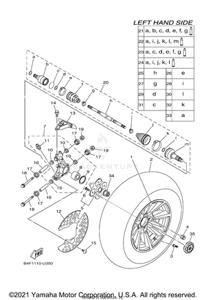 Rear Wheel Schematic