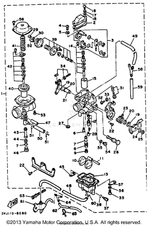 Carburetor (california Model Only) Schematic
