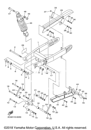Rear Arm Suspension Schematic