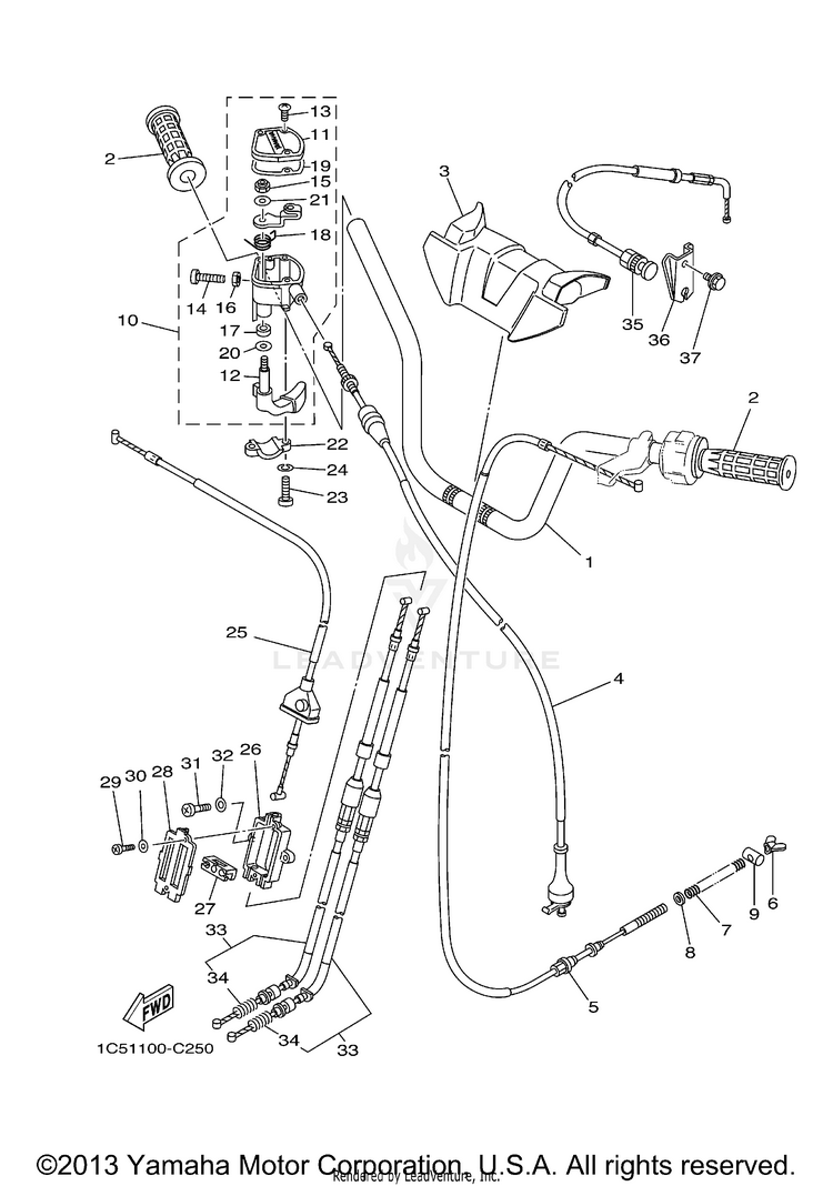 Steering Handle Cable Schematic