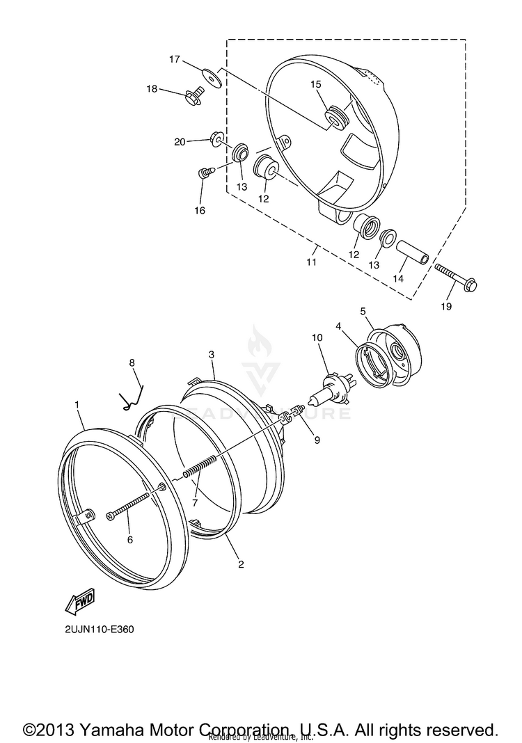 Headlight Schematic