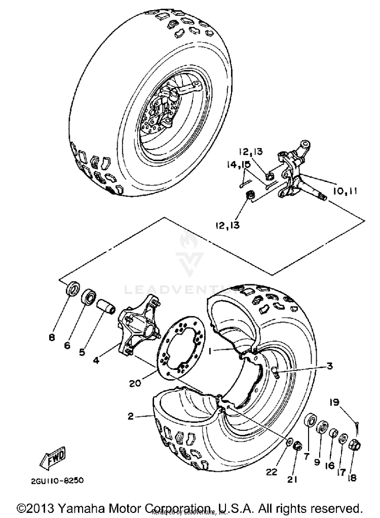 Front Wheel Schematic
