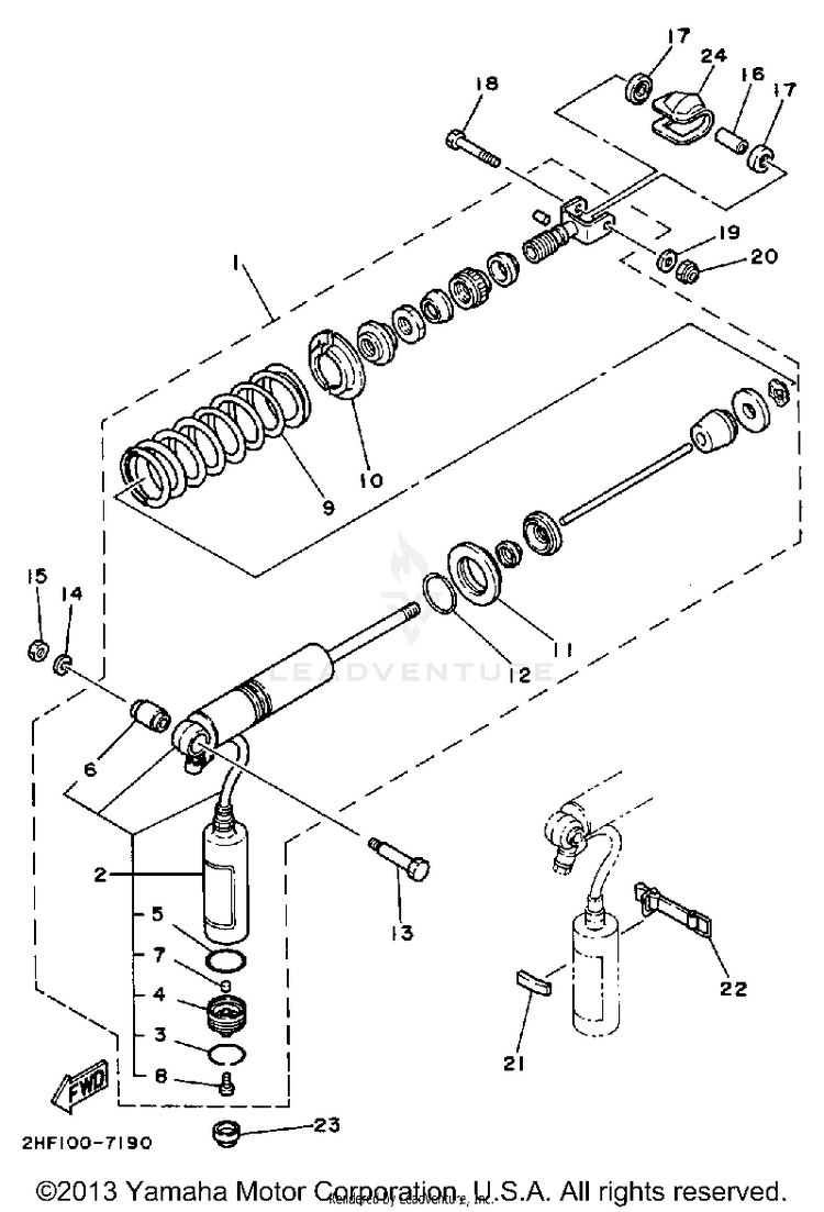 Rear Shocks Schematic