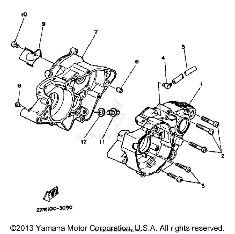 Crankcase Schematic