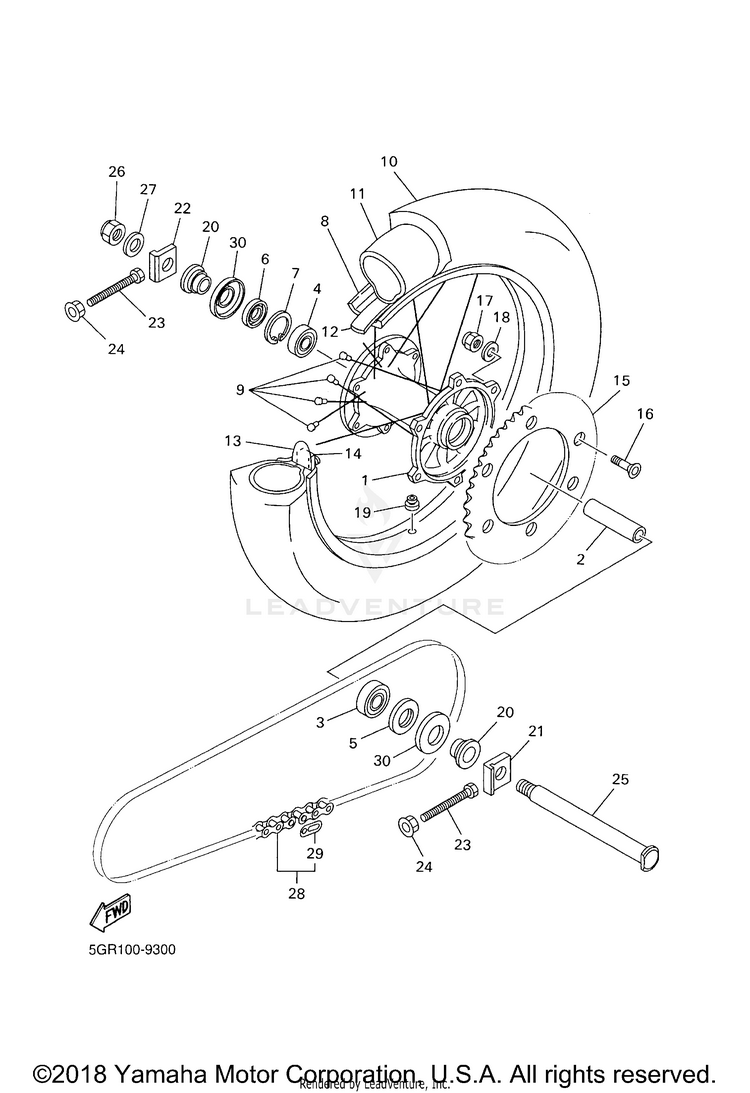 Rear Wheel Schematic