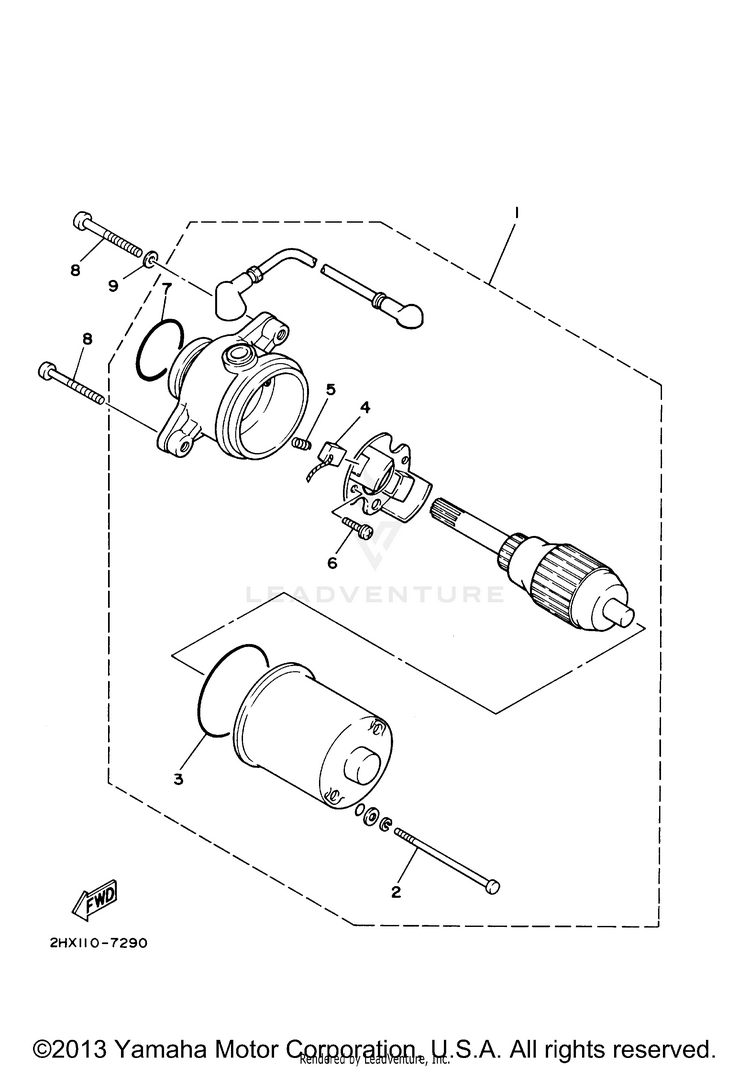 Starting Motor Schematic