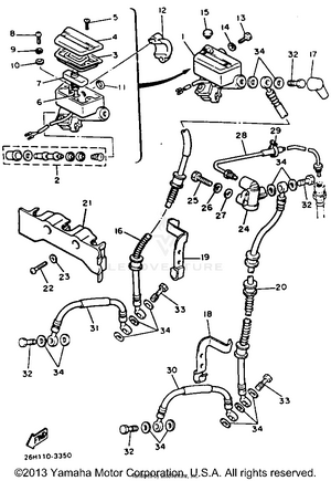 Front Master Cylinder 1 Schematic