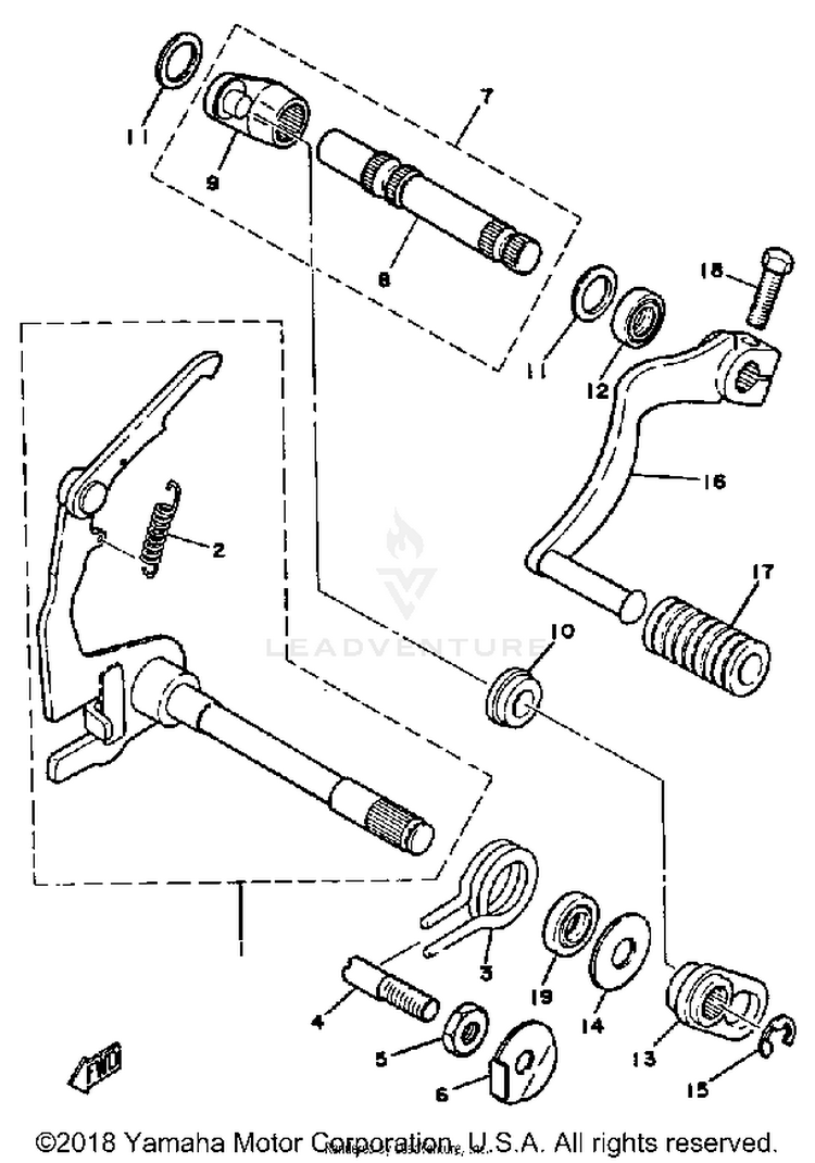Shift Shaft Schematic
