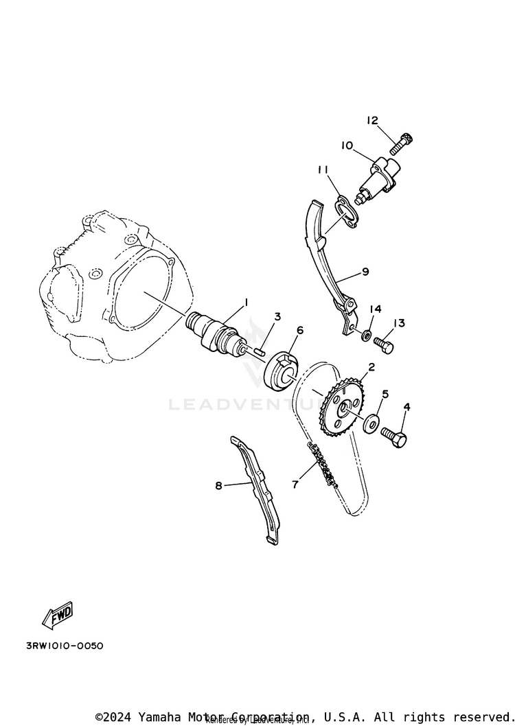 Camshaft & Chain Schematic