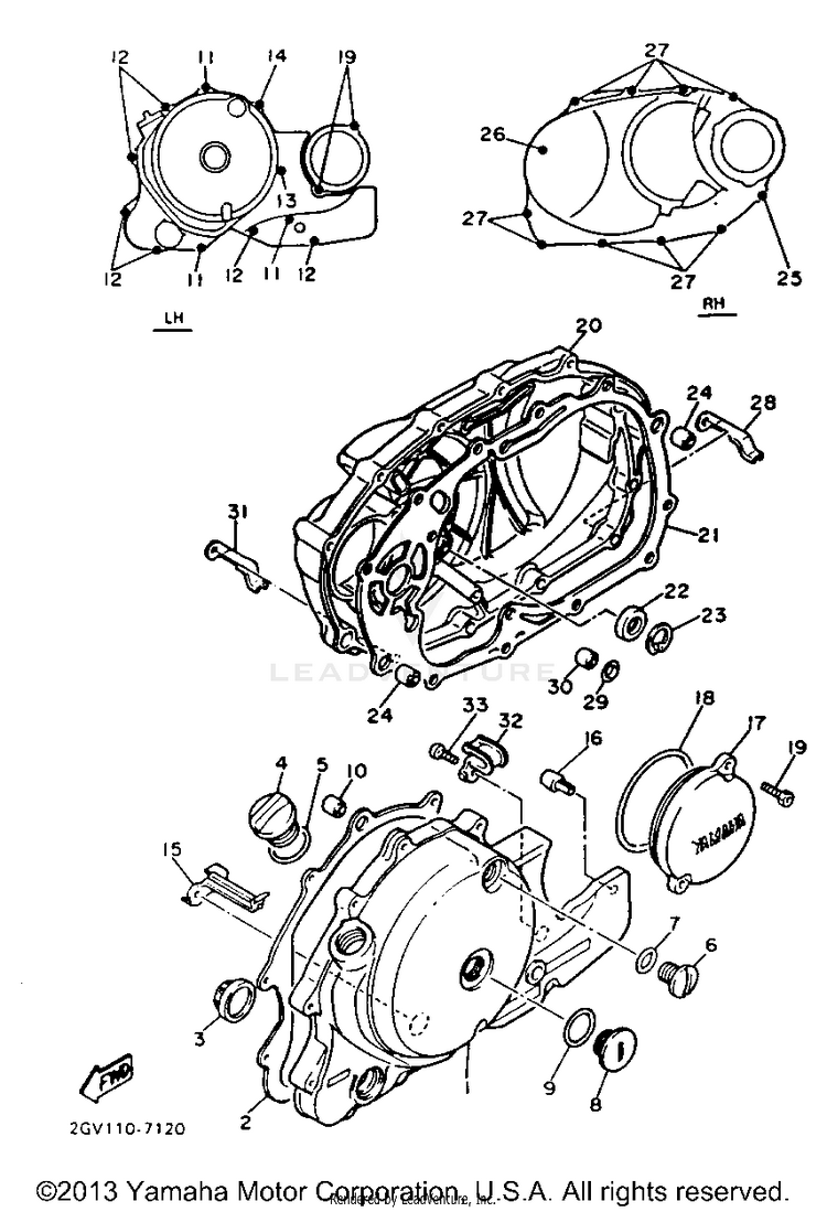 Crankcase Cover 1 Schematic