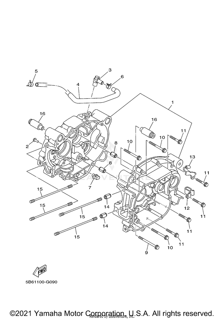 Crankcase Schematic
