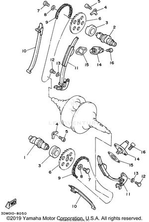 Camshaft Chain Schematic