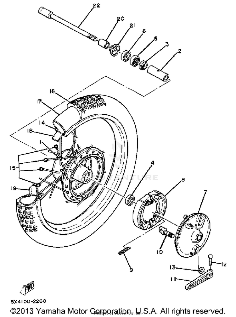 Front Wheel Schematic