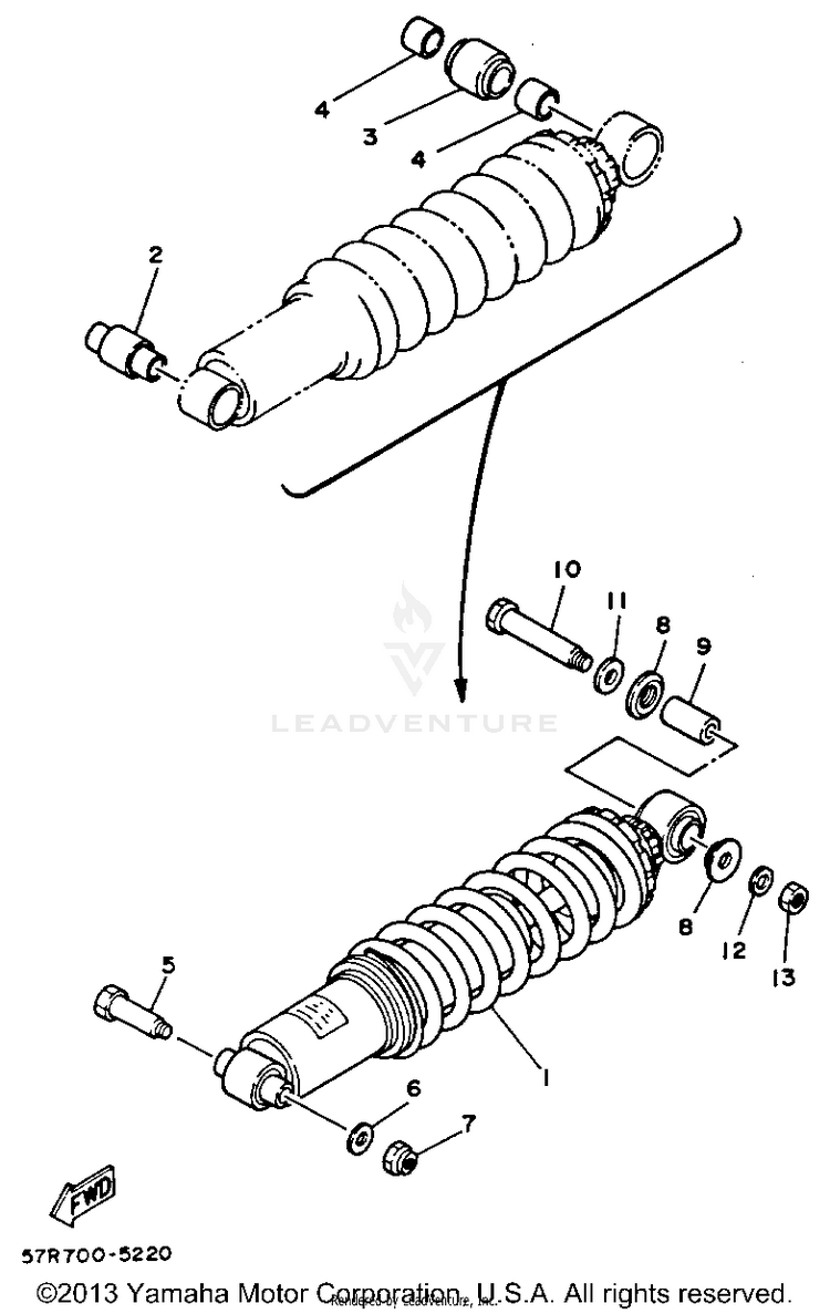 Rear Shocks Schematic