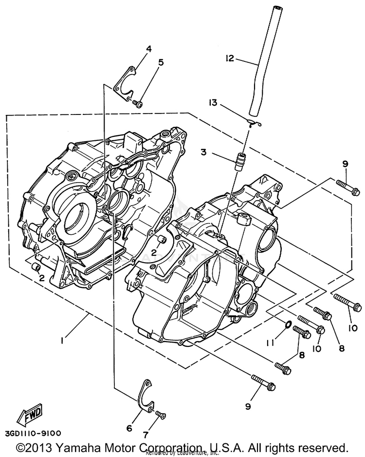 Crankcase Schematic
