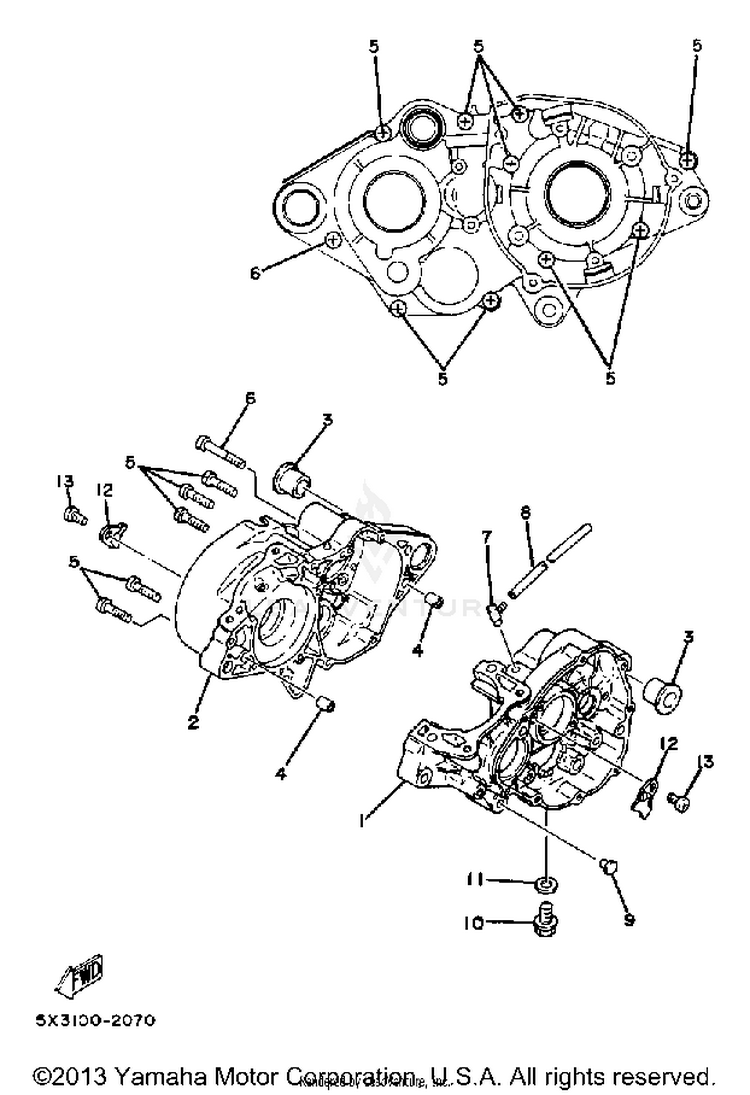 Crankcase Schematic