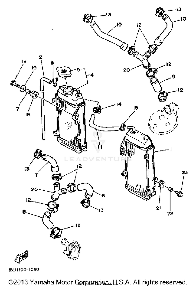 Radiator-Hose Schematic