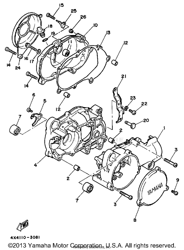 Crankcase Schematic
