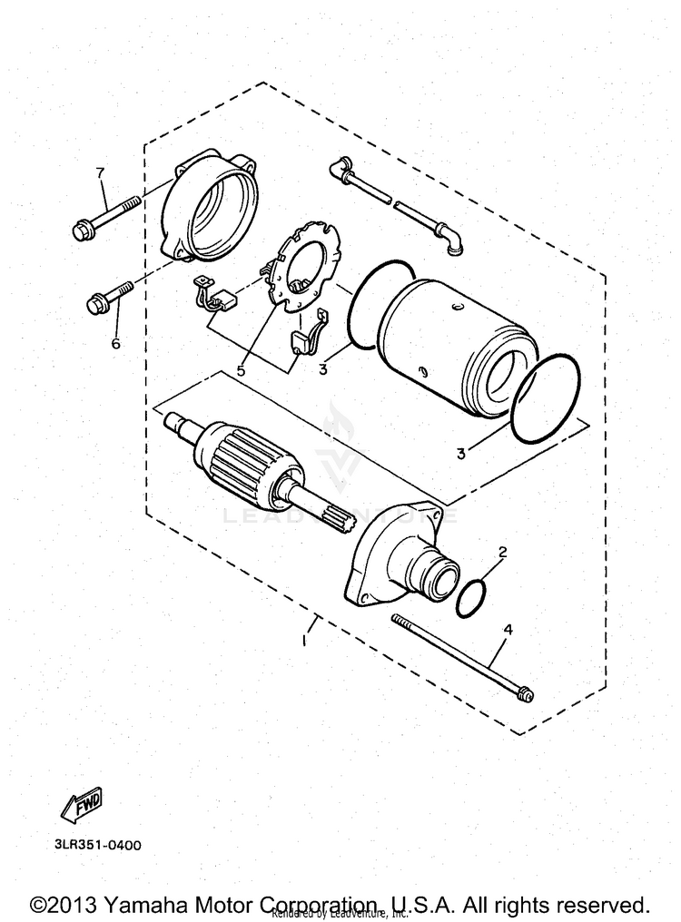 Starting Motor Schematic