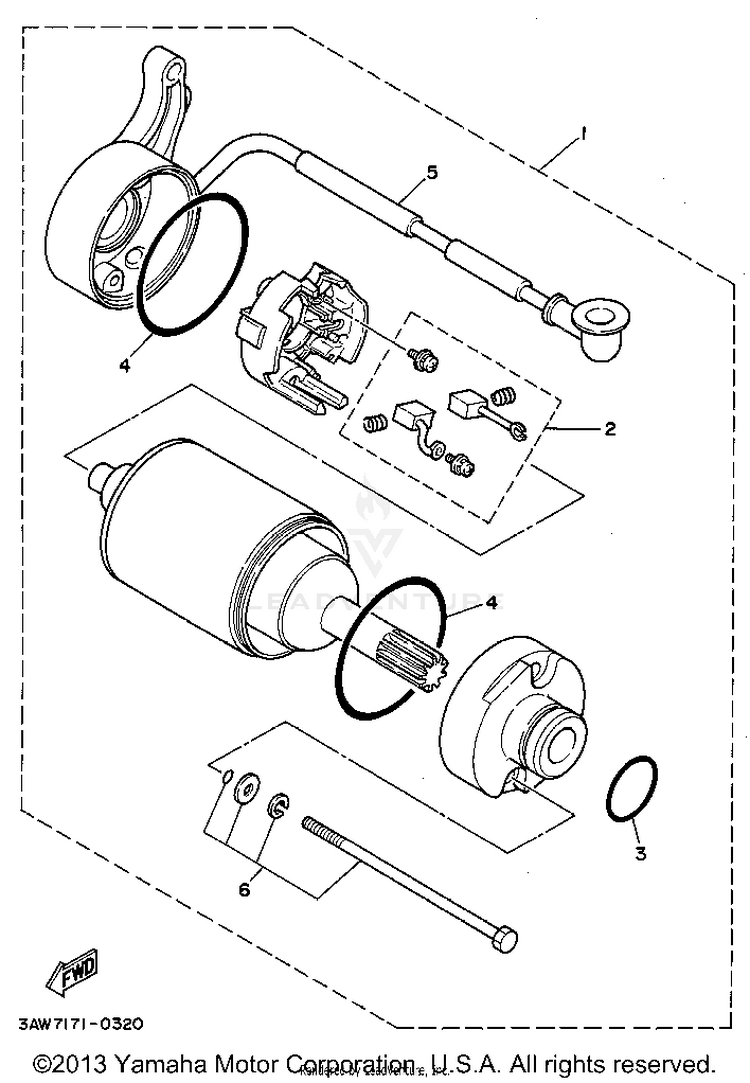 Starting Motor Schematic