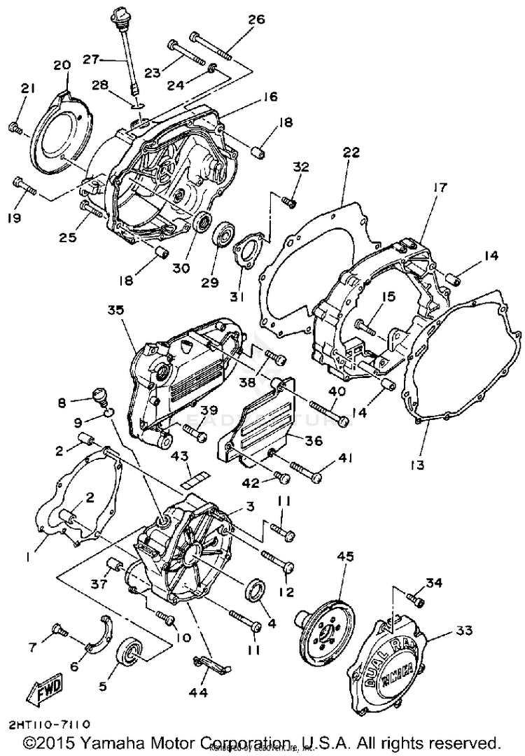 Crankcase Cover Schematic