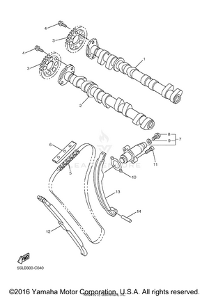 Camshaft Chain Schematic