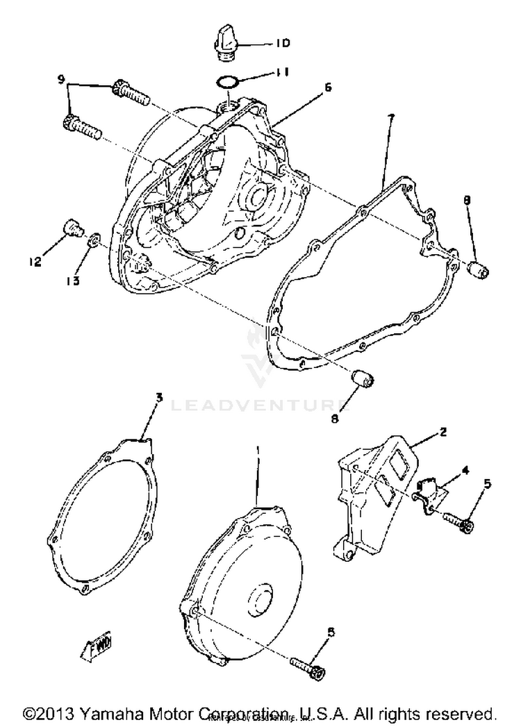 Crankcase Cover Schematic