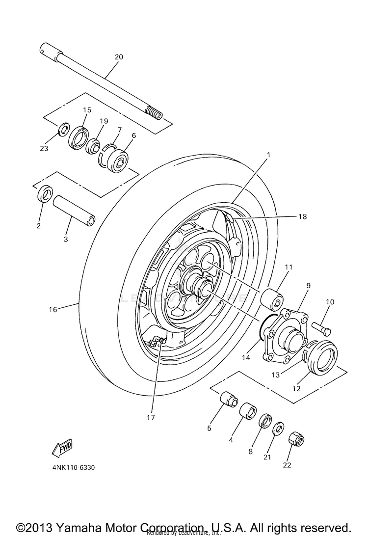 Rear Wheel Schematic