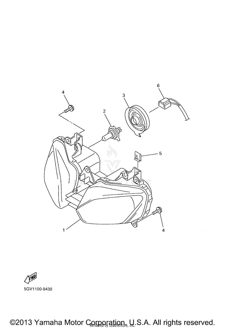 Headlight Schematic