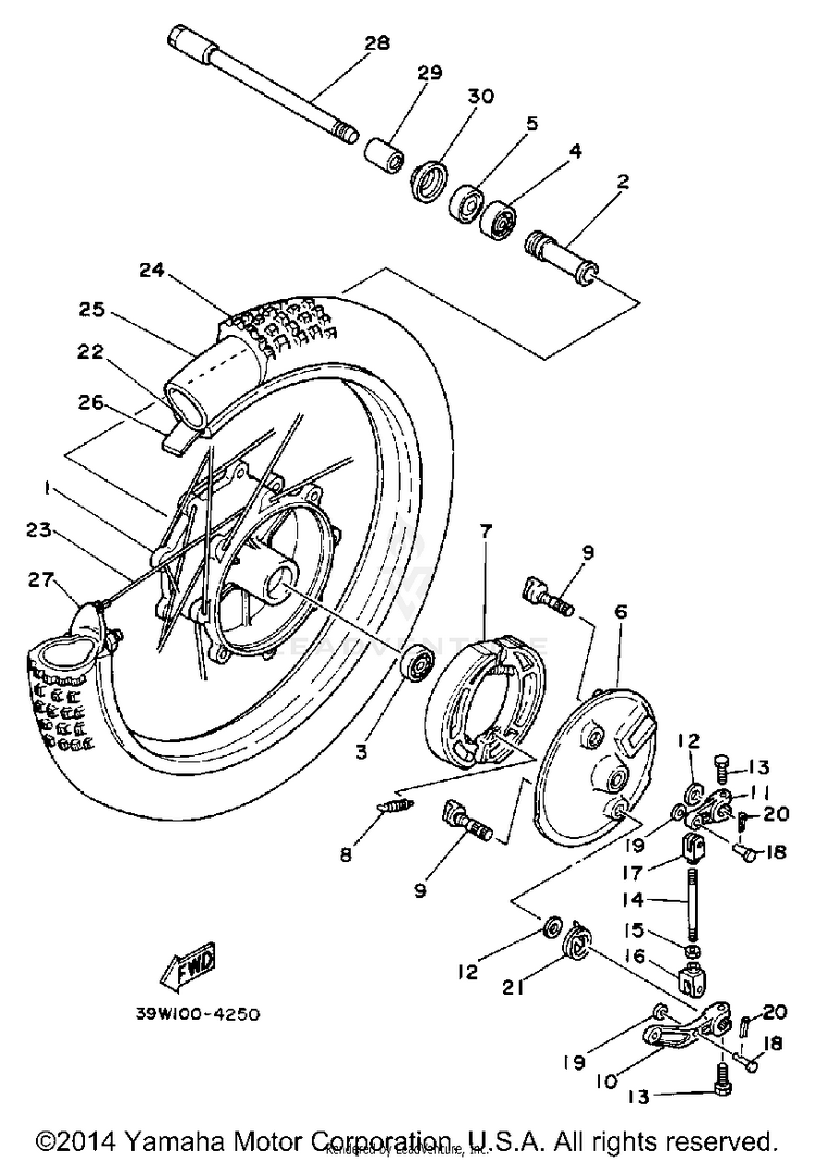 Front Wheel Schematic