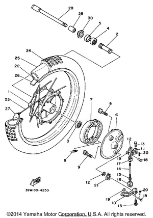 Front Wheel Schematic