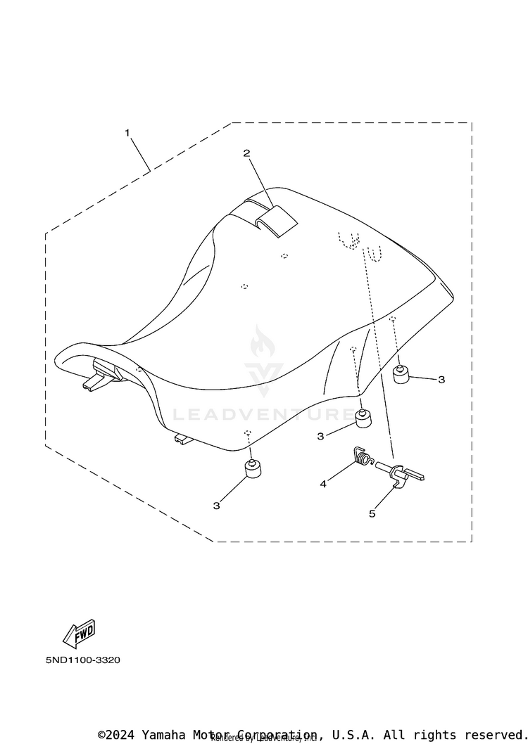 Seat GRIZZLEY 450 HUNTING - YFM450DAEH - 2014 Schematic