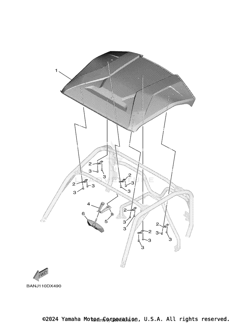 Sun Roof Schematic