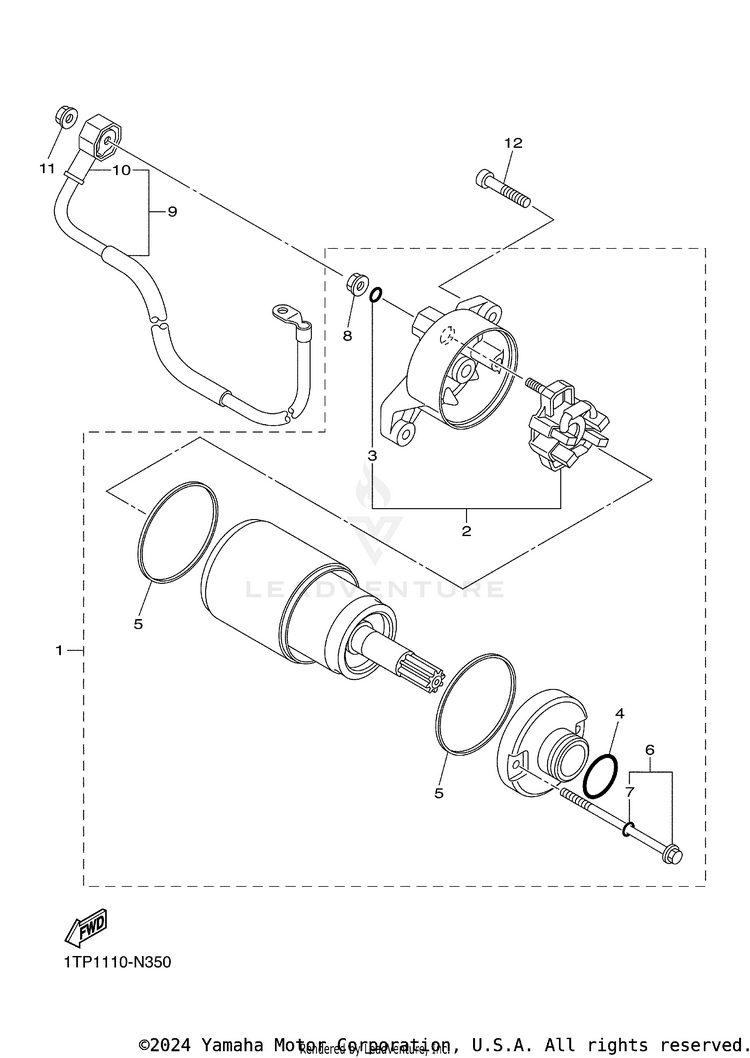 Starting Motor Schematic