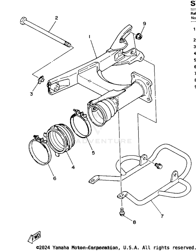 Swing Arm Schematic