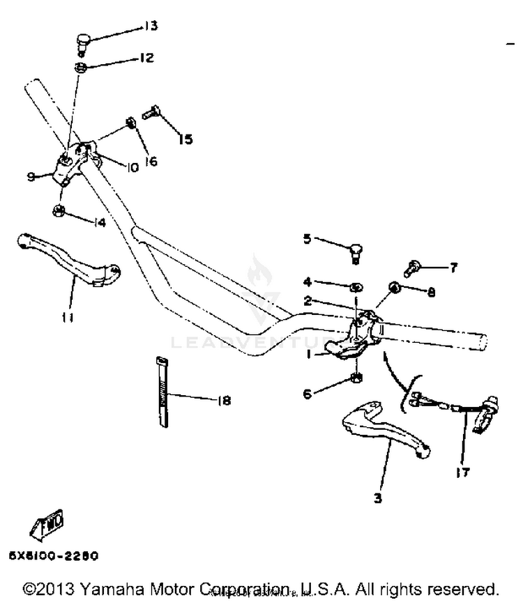 Handle Switch-Lever Schematic