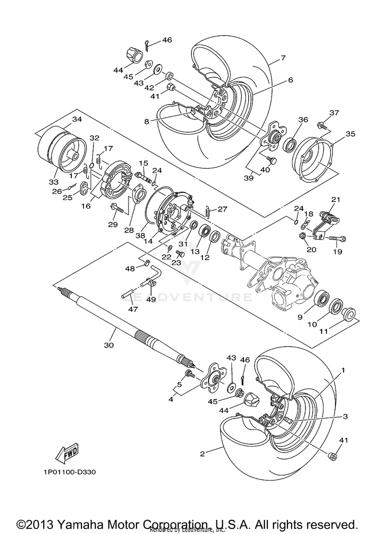 Rear Wheel Schematic