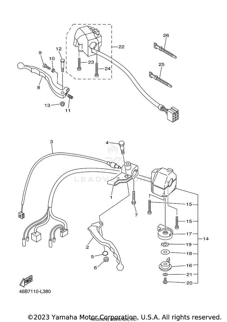 Handle Switch & Lever Schematic