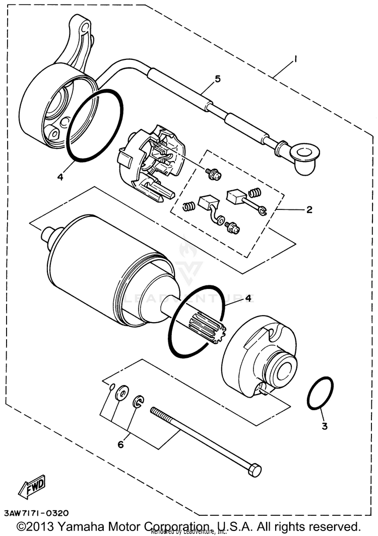 Starting Motor Schematic